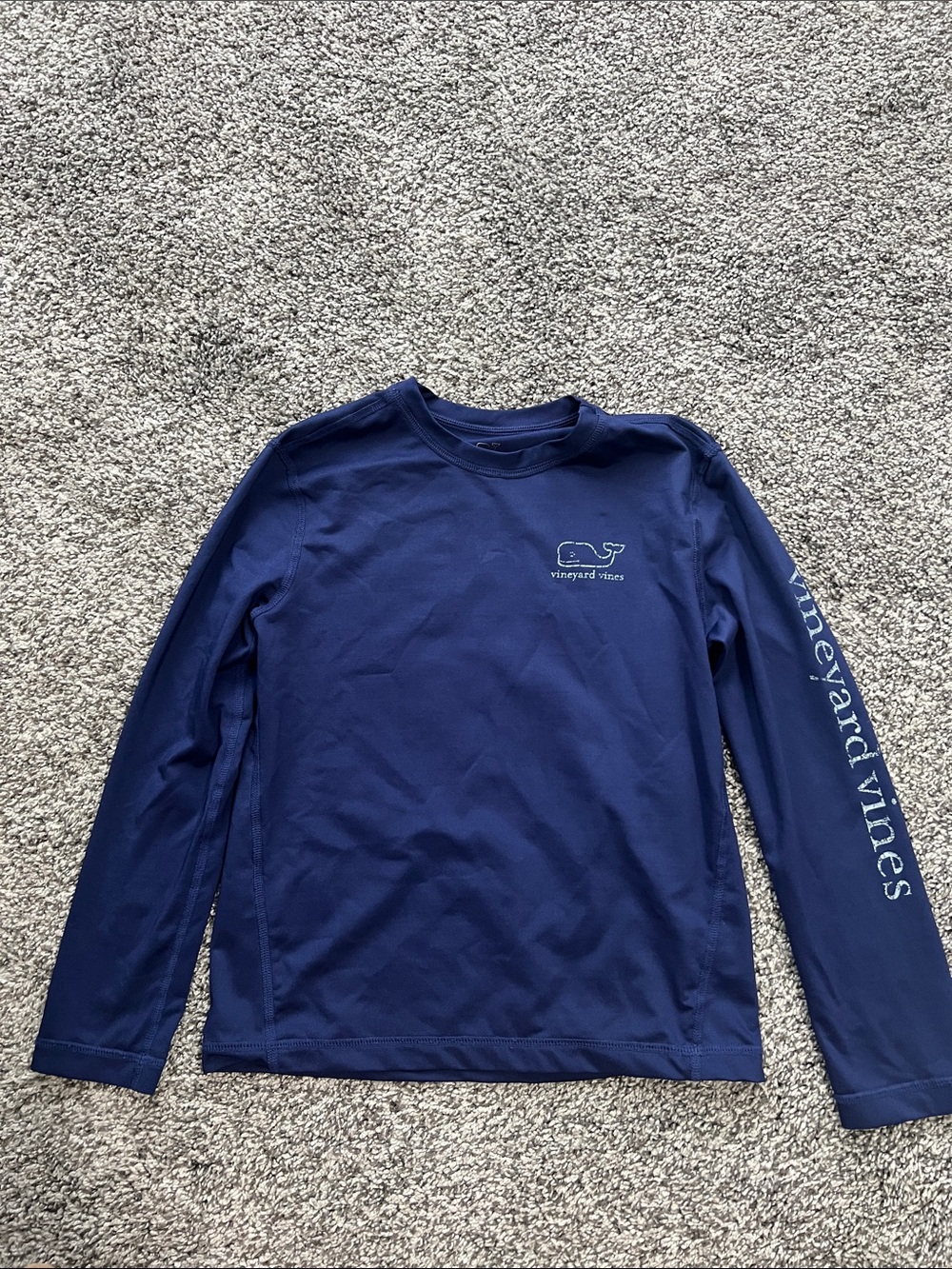 Vineyard Vines Navy Long Sleeve Performance Sun Tee
